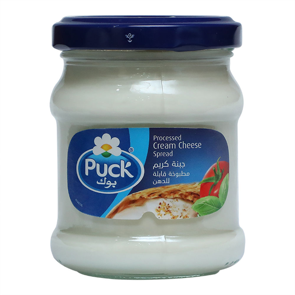 Buy Online Puck Processed Cream Cheese Spread Pack 140g In Uae