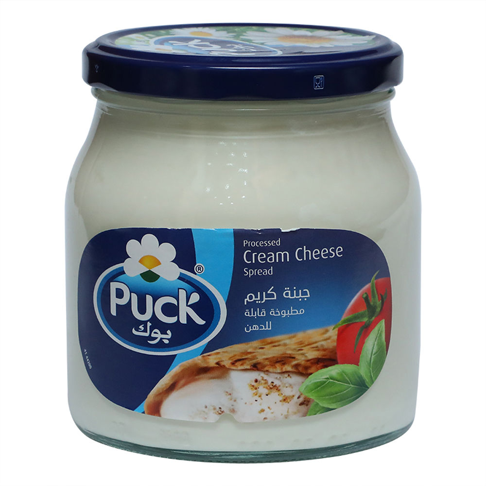 Buy Online Puck Processed Cream Cheese Spread Pack 500g in UAE