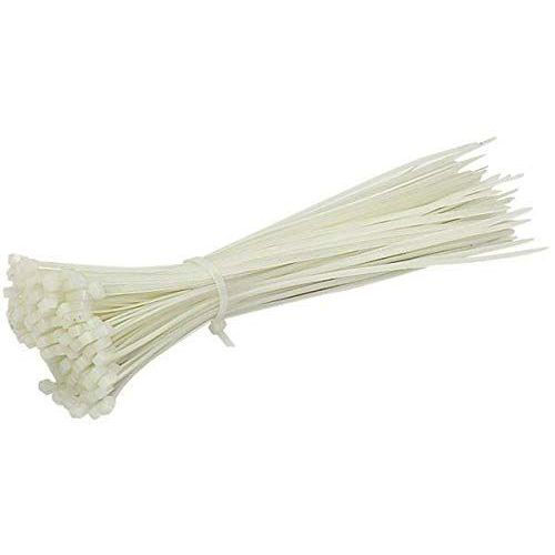 Picture of Nylon Cable Tie, White, Pack of 100 Pcs