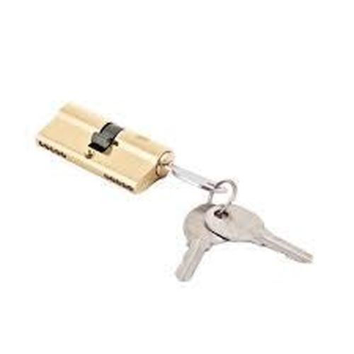 Picture of Cylinder Door Lock with 3 Key, Gold