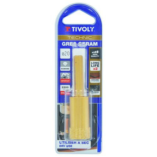 Picture of Tivoly Ceramic Diamond Dry Drill Bit