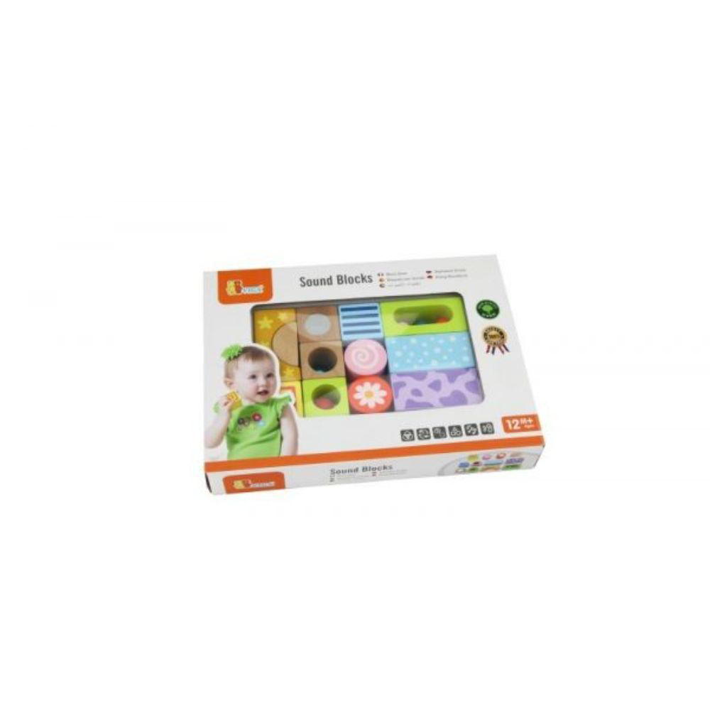 Buy Online Viga Toys Wooden Sensory Sound Blocks in UAE