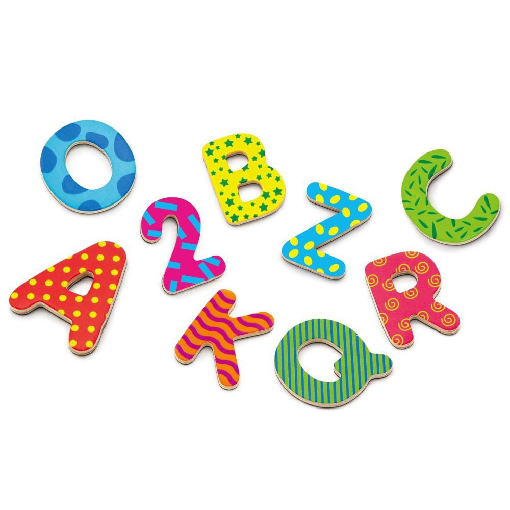 Buy Online Viga Colourful Magnetic Letters And Numbers, 77 Pcs in UAE ...