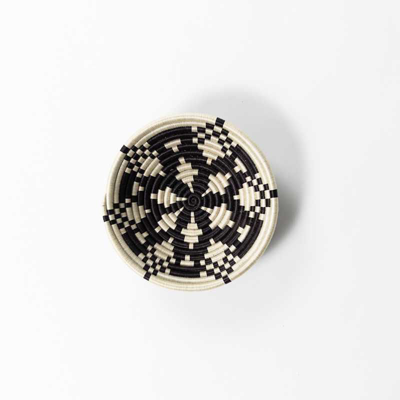 Picture of Azizi Life Boutique Kaleidoscope Bowl, Black & Grey