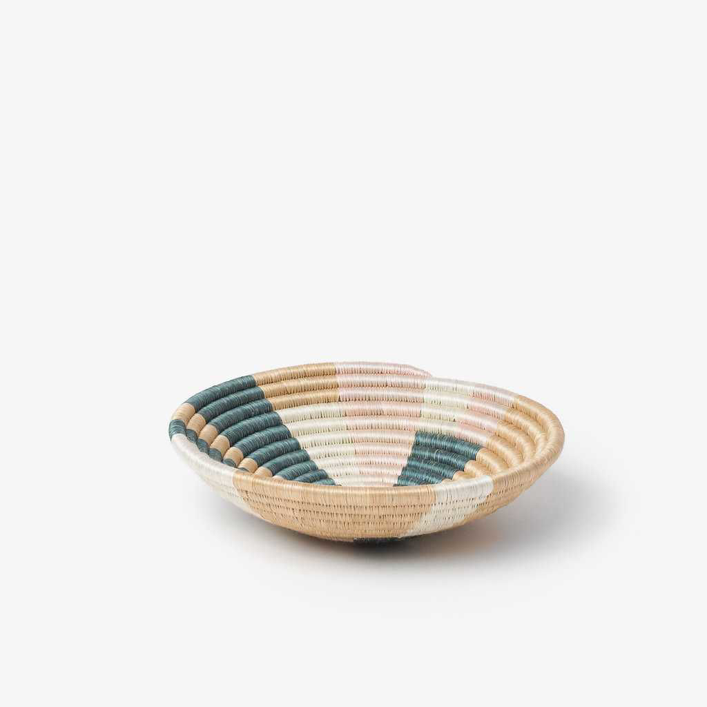 Picture of Azizi Life Prism Bowl, Light Pink & Teal