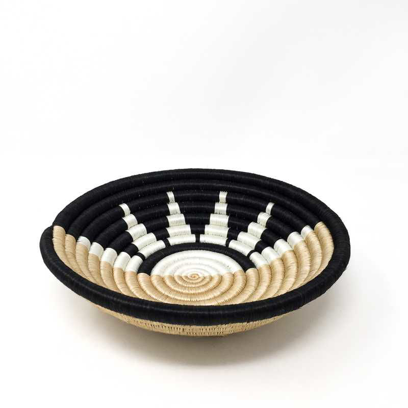 Picture of Azizi Life Zubita Woven Bowl, Black