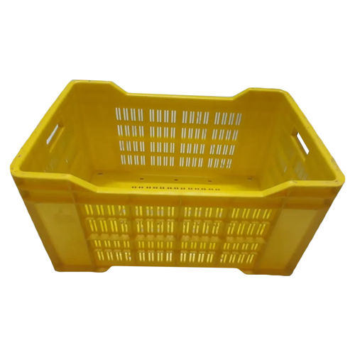 Picture of Shree Plastics Rectangular Mesh Vegetable Plastic Crate for Storage