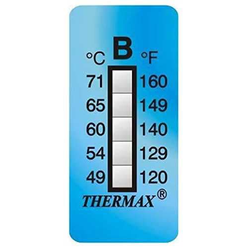 Buy Online Thermax Temperature Indicating Label Strips 5 Level 49°c