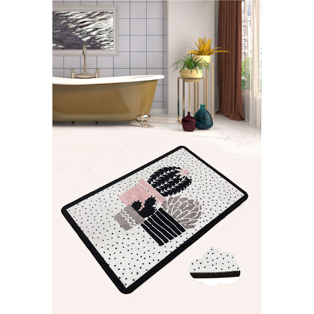 Picture of Ant Decor Cactus Printed Decorative Non Slip Area Rug