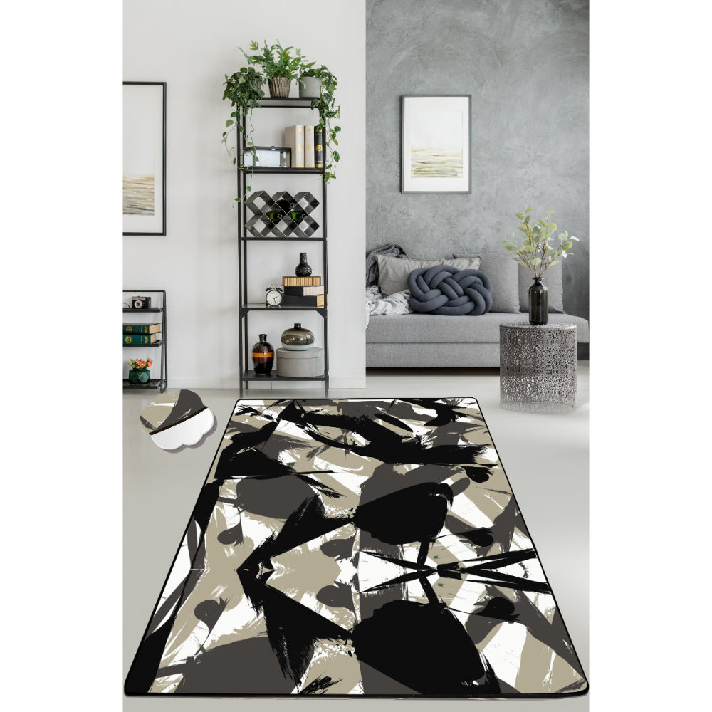 Picture of Ant Decor Abstract Printed Design Non Slip Area Rug