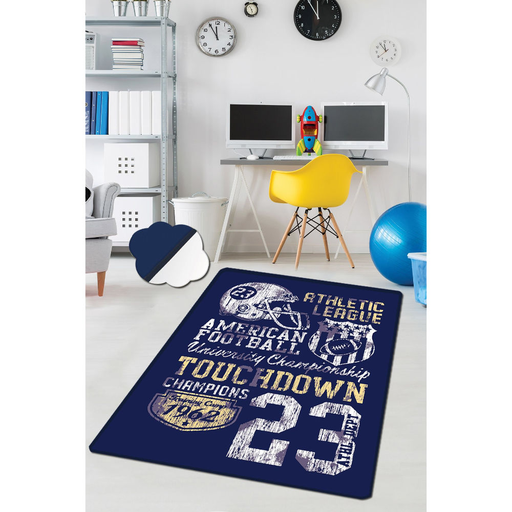 Picture of Ant Decor Athletic League Patterned Non Slip Area Rug