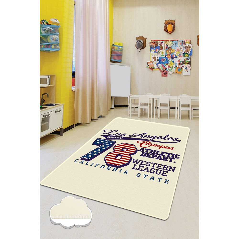 Picture of Ant Decor California State Printed Non Slip Area Rug