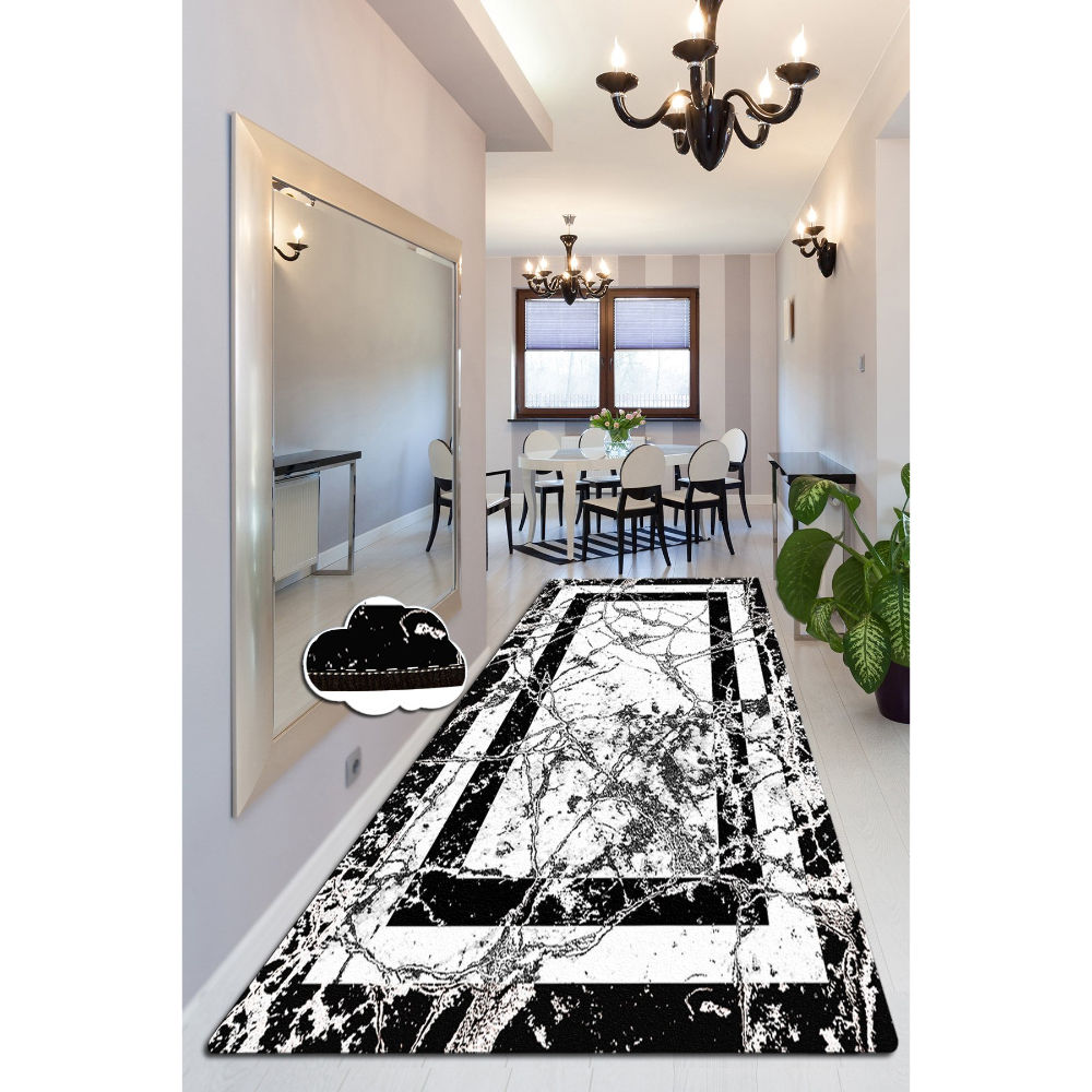 Picture of Ant Decor Marmor Patterned Non Slip Area Rug