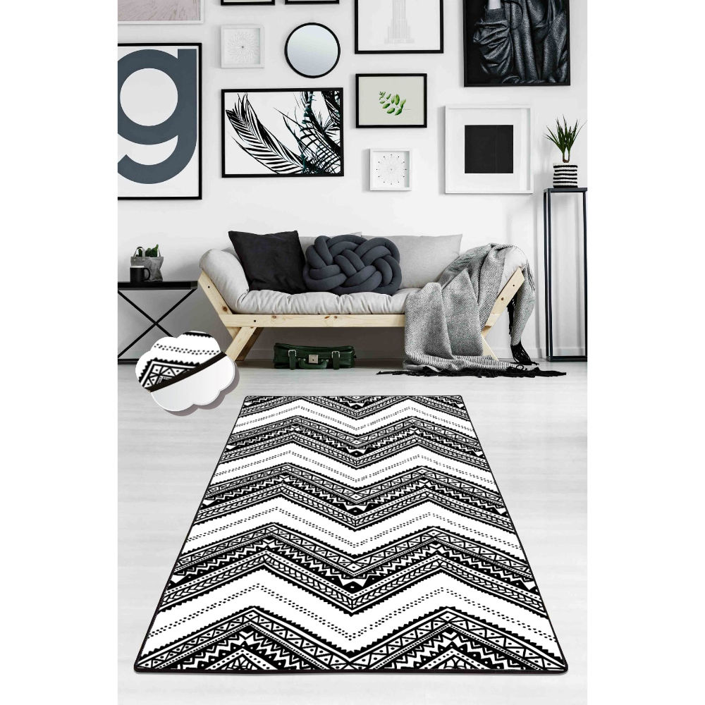 Picture of Ant Decor Triangle Patterned Decorative Non Slip Area Rug
