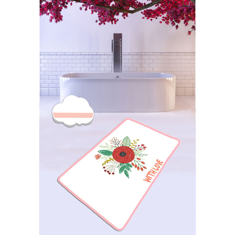 Picture of Ant Decor with Love Printed Bathroom Non Slip Area Rug