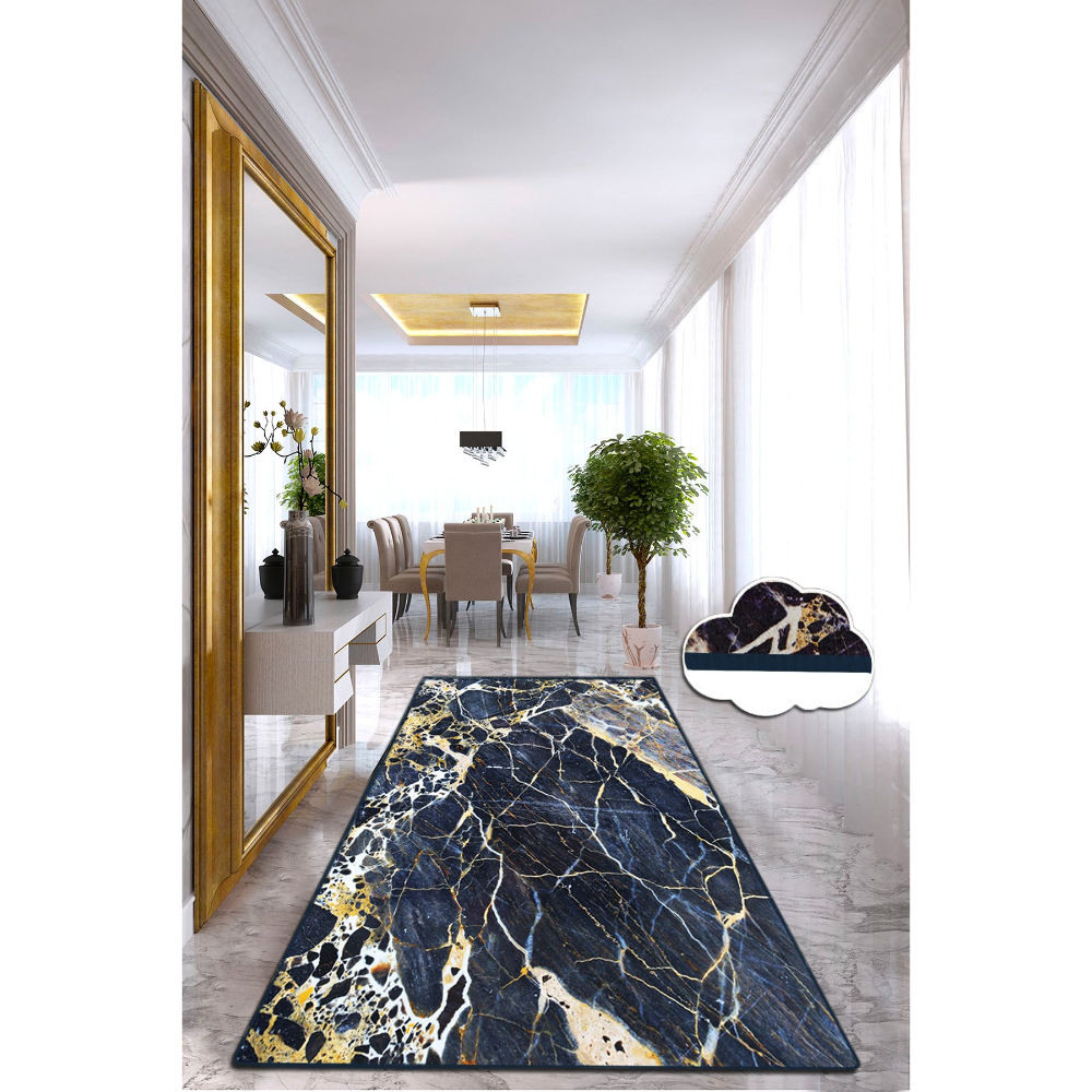 Picture of Ant Decor Natural Stone Patterned Decorative Non Slip Area Rug