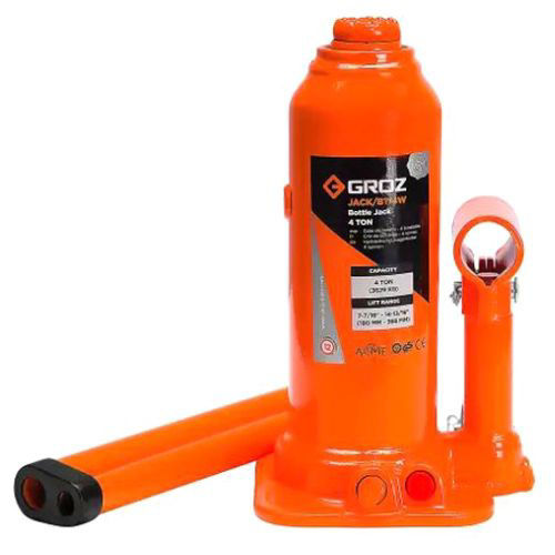 Picture of Groz Hydraulic Bottle Jacks, Orange, 4 Ton