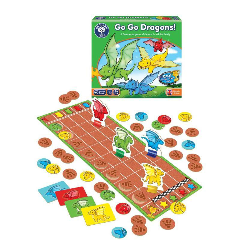 Buy Online Orchard Toys Go Go Dragons! Board Game in UAE