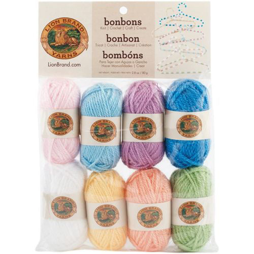 Picture of Lion Brand Yarn Bonbons Yarn, Multicolour 80g