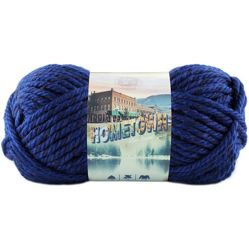 Picture of Lion Brand Hometown Yarn, 1 Skein, Blue, 367yards