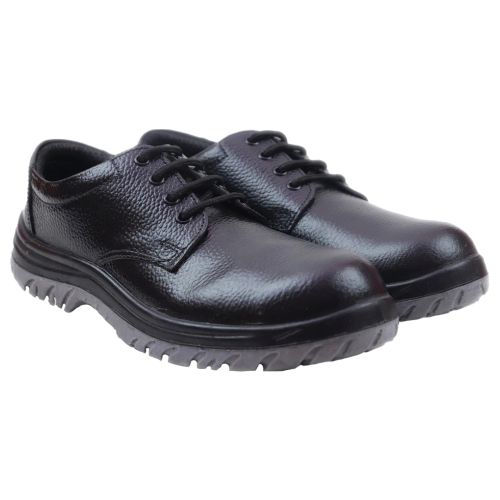 Picture of JBW SHARK ISI Marked Executive Dual Density Leather Safety Shoes, Black