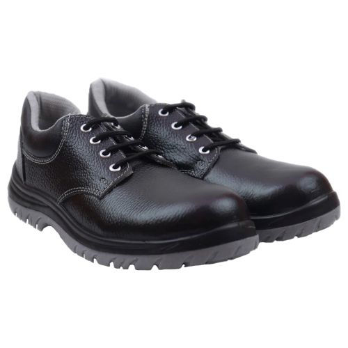 Picture of JBW CRYSTA ISI Marked Dual Density Leather Safety Shoes, Black