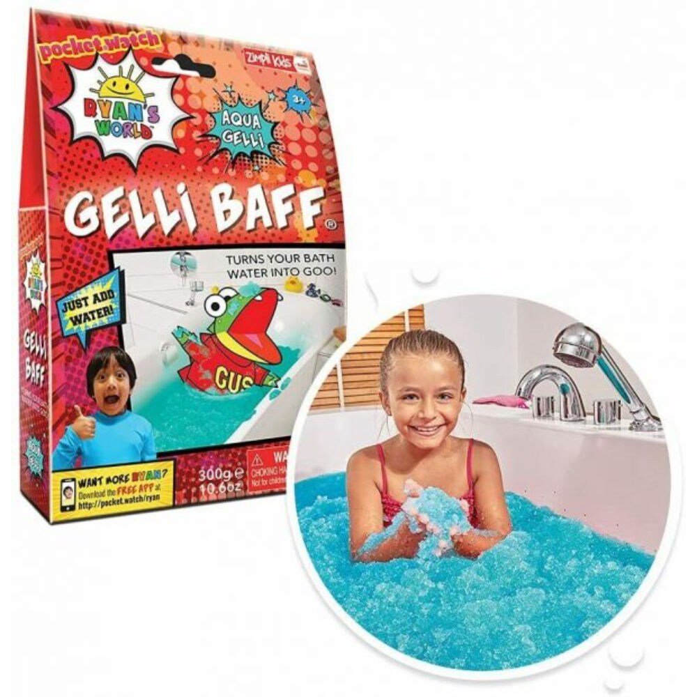 Buy Online Simba Gelli Baff Ryans World, Aqua, 300g in UAE | Dubuy.com