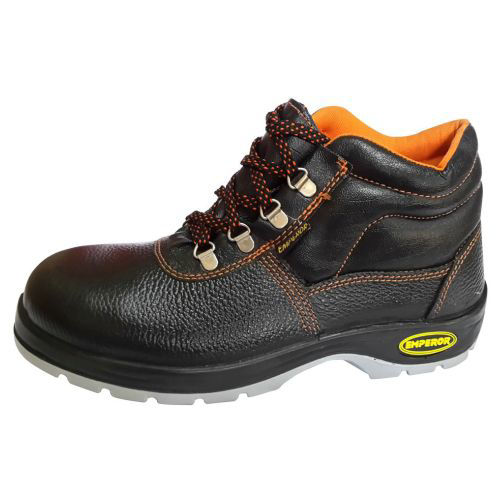 Picture of Emperor Magnate Model Safety Shoes, Black & Orange