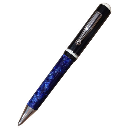 Picture of Delta Via Veneto Black Resin Ballpoint Pen
