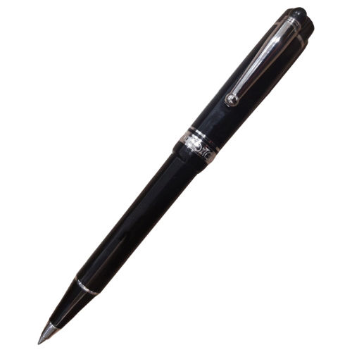 Picture of Delta We Emotion Black Resin With Metal Ring & Clip Ball Pen