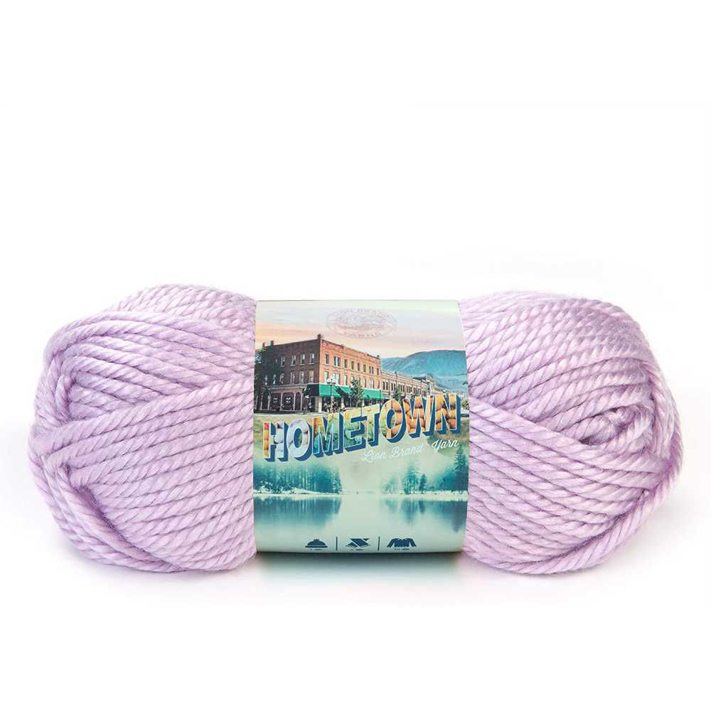 Picture of Lion Brand Hometown High Quality Yarn, Purple