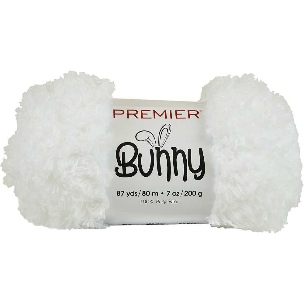 Picture of Premier Bunny Polyester Yarn, White, 87yards
