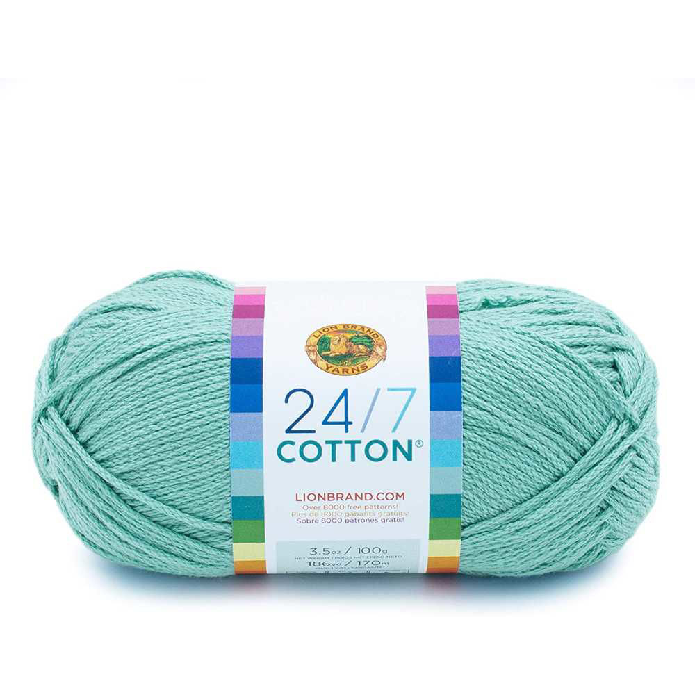 Picture of Lion Brand High Quality 24-7 Cotton Yarn,  Green