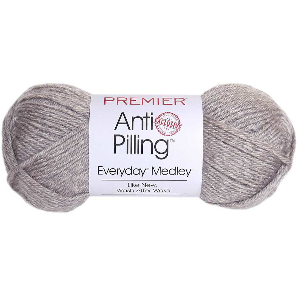 Picture of Premier Anti Pilling Everyday Medley Yarn, Light Grey