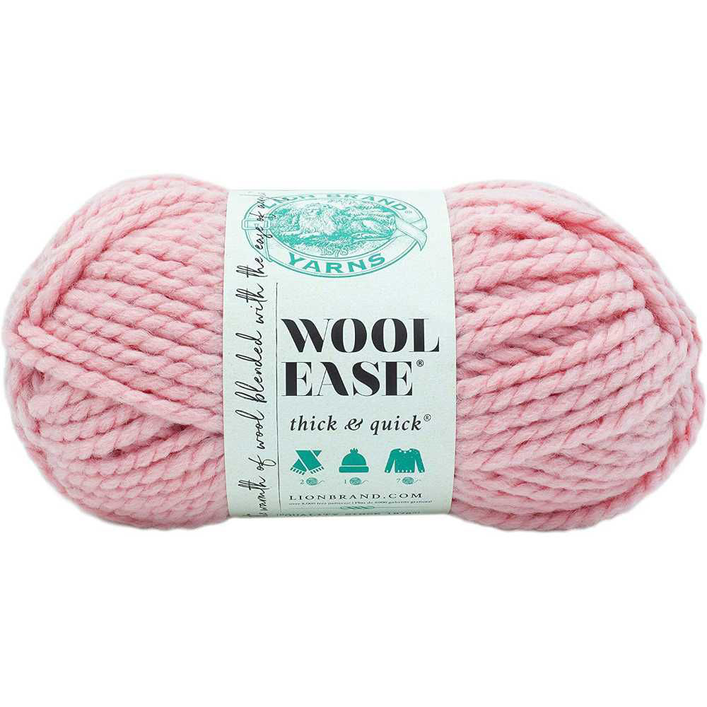 Picture of Lion Brand Wool-Ease Thick & Quick Yarn, Pink