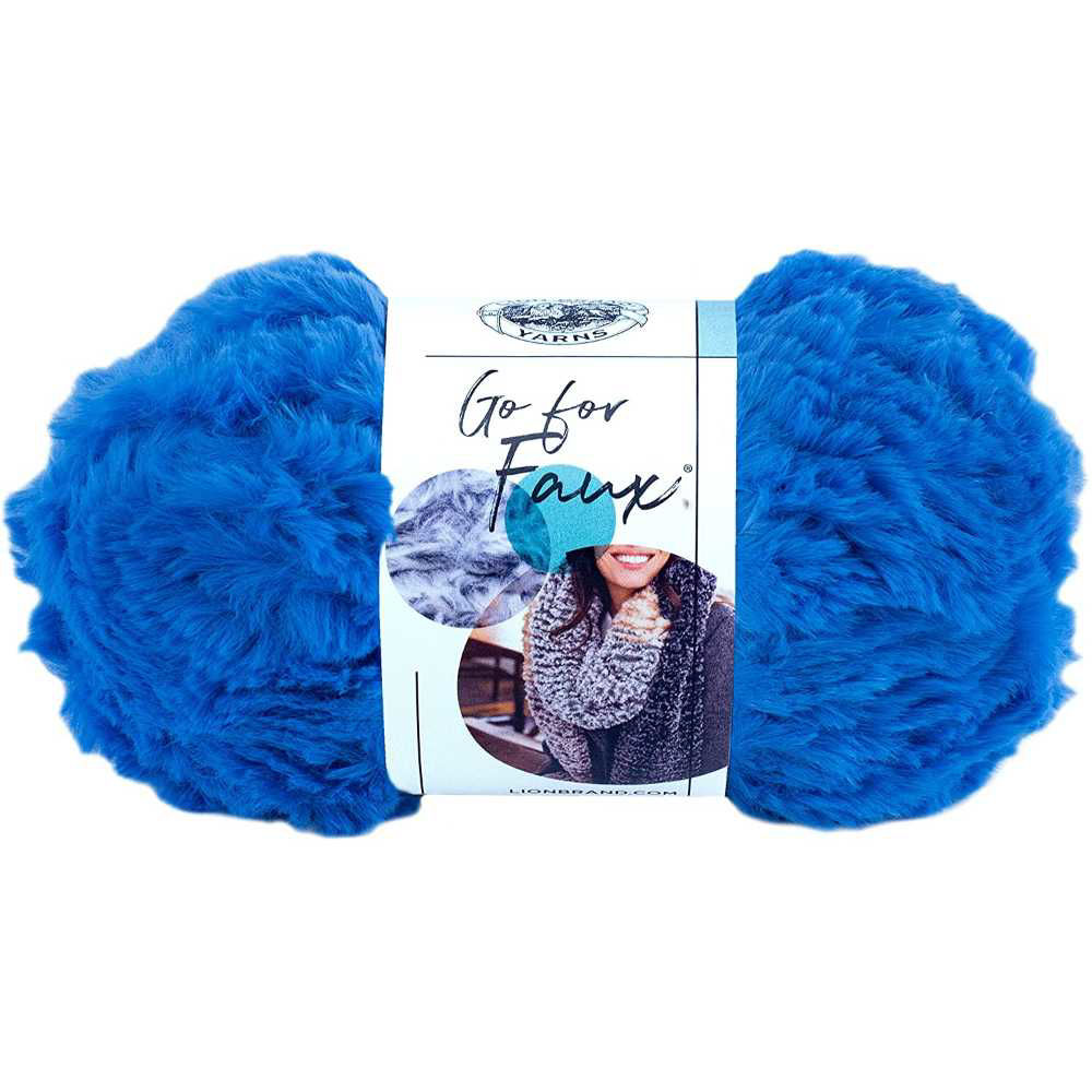 Picture of Lion Brand Go for Faux Yarn, Blue