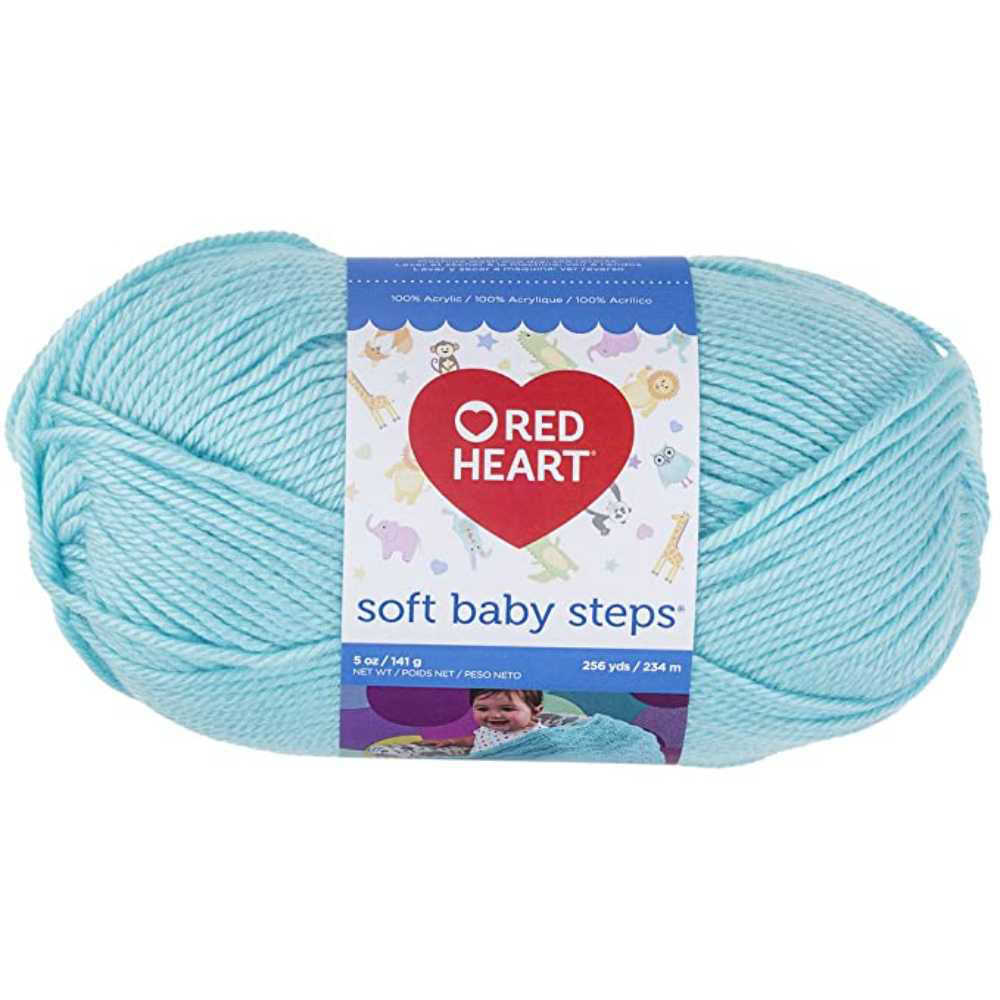 Picture of Red Heart Soft Baby Steps Yarn, Mint, 256yards
