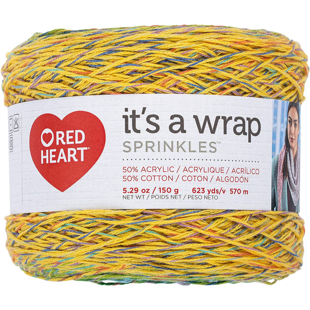 Picture of Red Heart It's A Wrap Sprinkles Yarn, 623yards