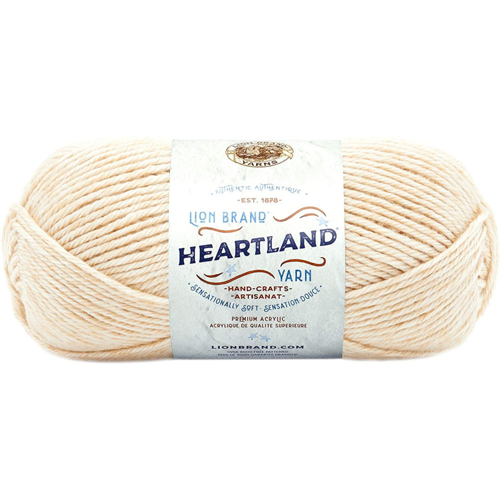 Picture of Lion Brand Hand Crafted Heartland Yarn, 251yards, Beige