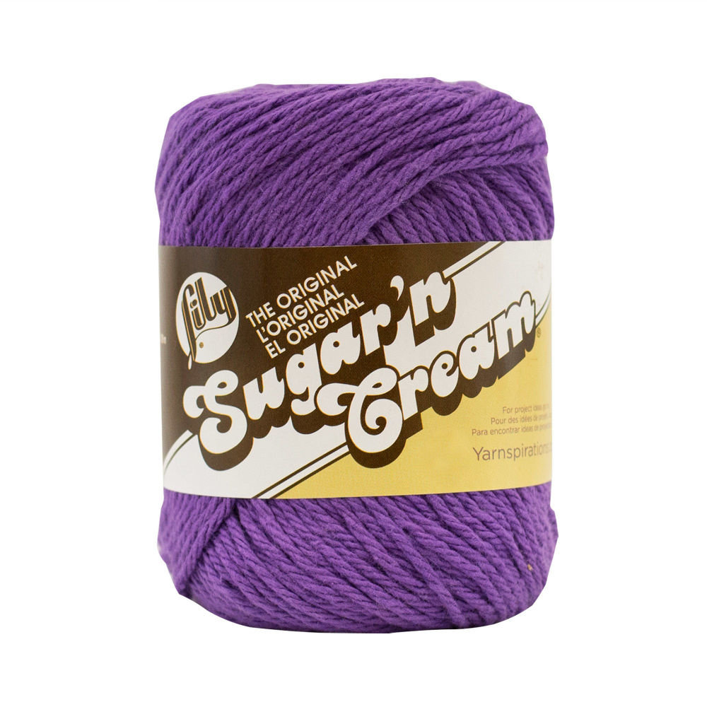 Picture of Lily Sugar N' Cream The Original Yarn, Purple