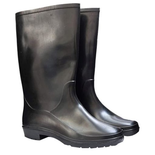 Buy Online Hillson 13 Inch PVC Sole Gumboot, 101, Black in UAE | Dubuy.com