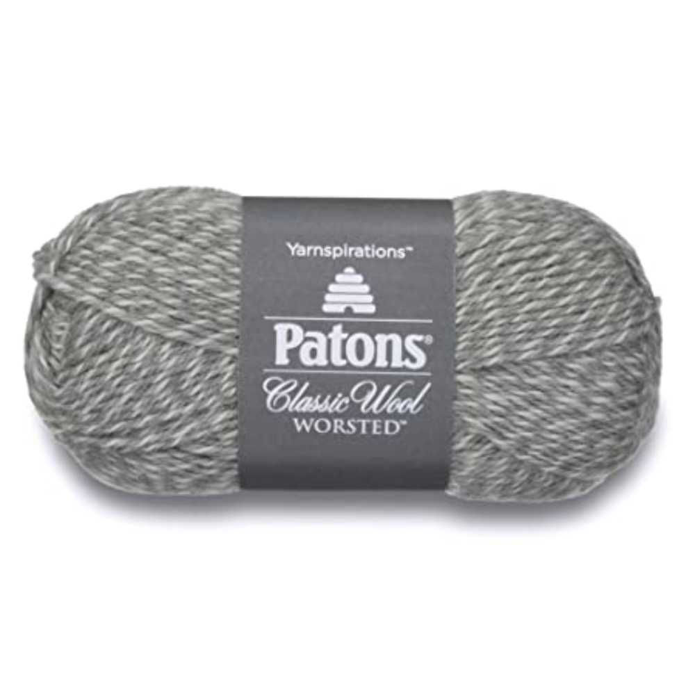 Picture of Patons Classic Wool Yarn, Grey, 210yards