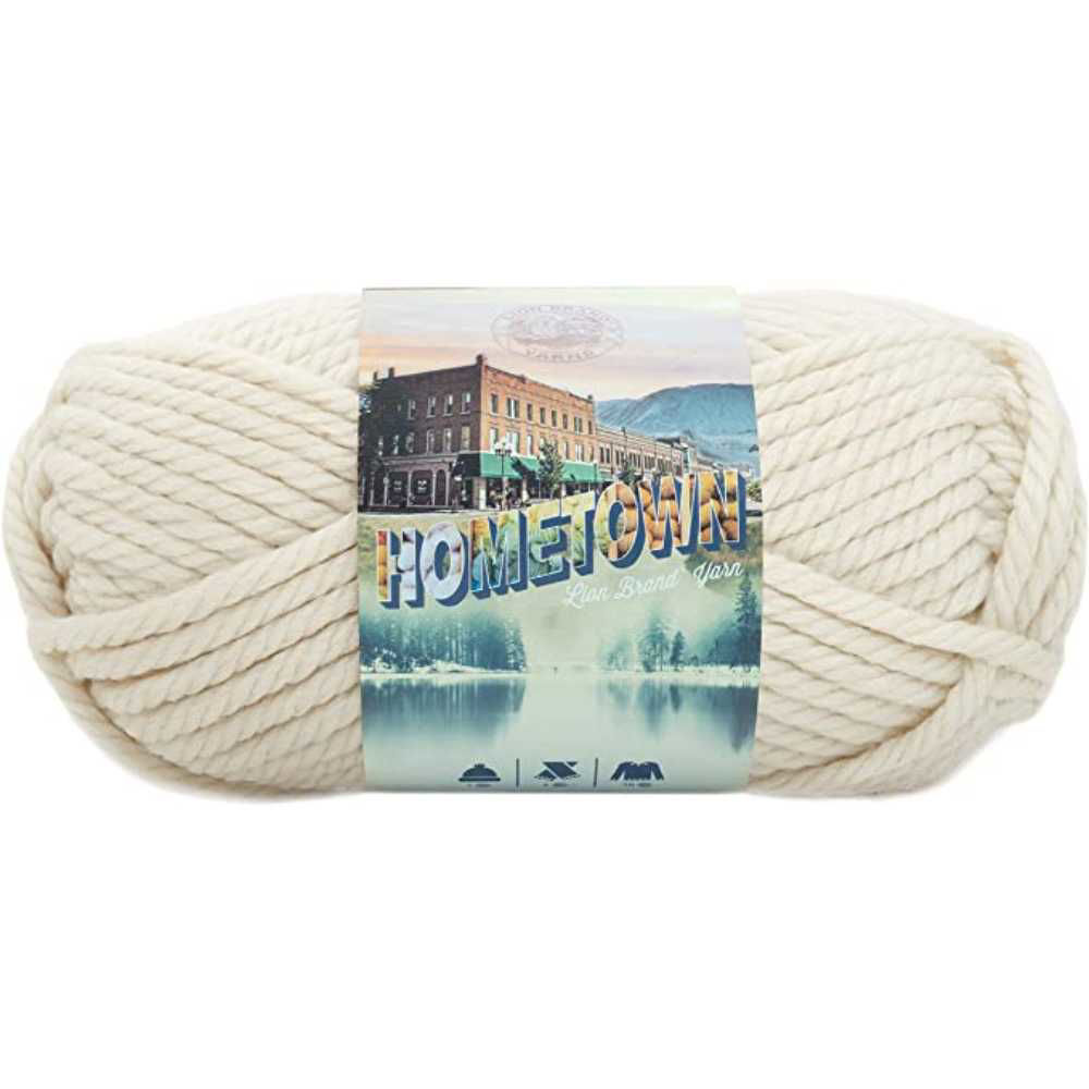 Picture of Lion Brand Hometown USA Yarn, Off-White, 81yards