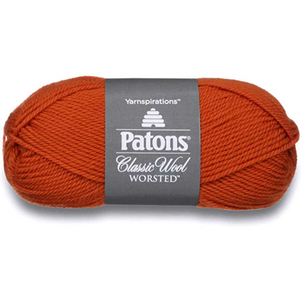 Picture of Patons Classic Wool Yarn, Brick Red, 210yards