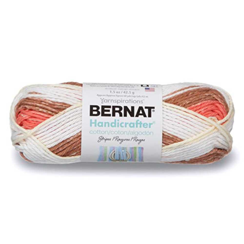 Picture of Bernat Handicrafter Cotton Stripes Yarn, 68yards
