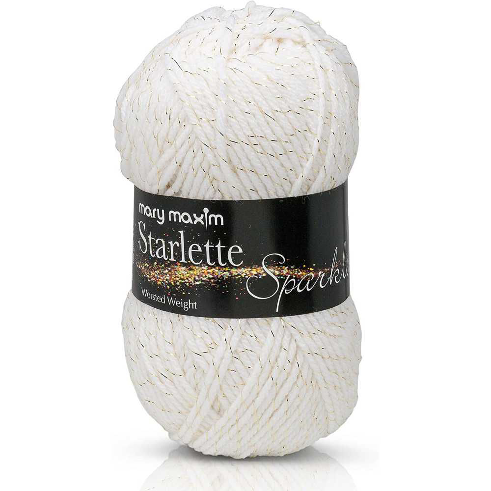 Picture of Mary Maxim Starlette Sparkle Worsted Weight Yarn, 180yards