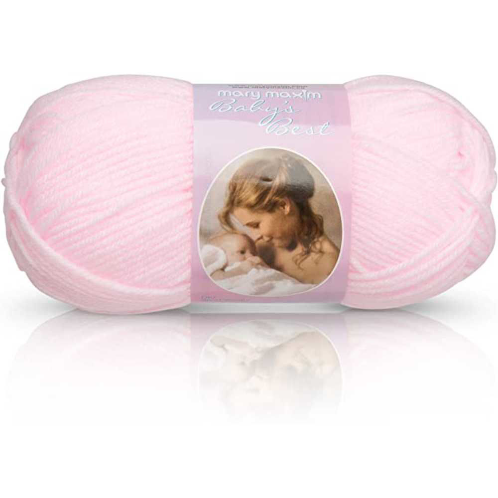 Picture of Mary Maxim Baby's Best Yarn, Light Pink, 160yards