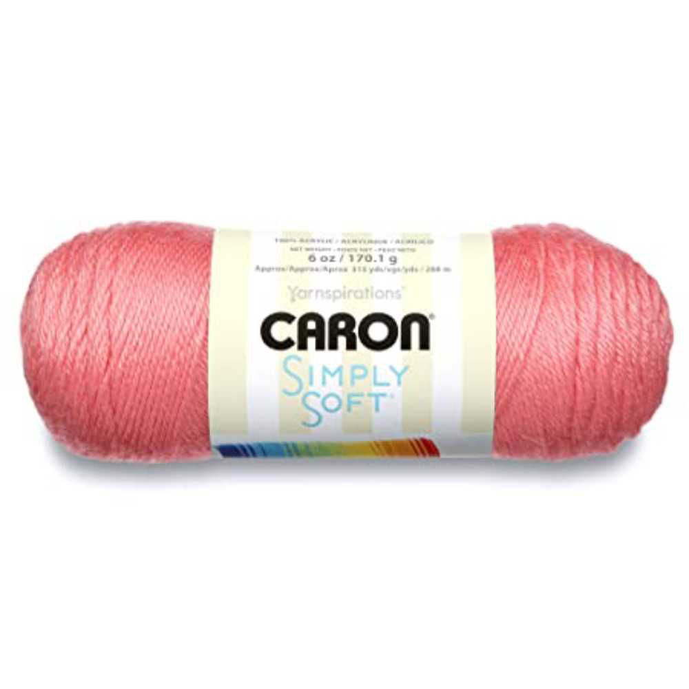 Picture of Caron Simply Soft Solid Yarn, Peach, 315yards