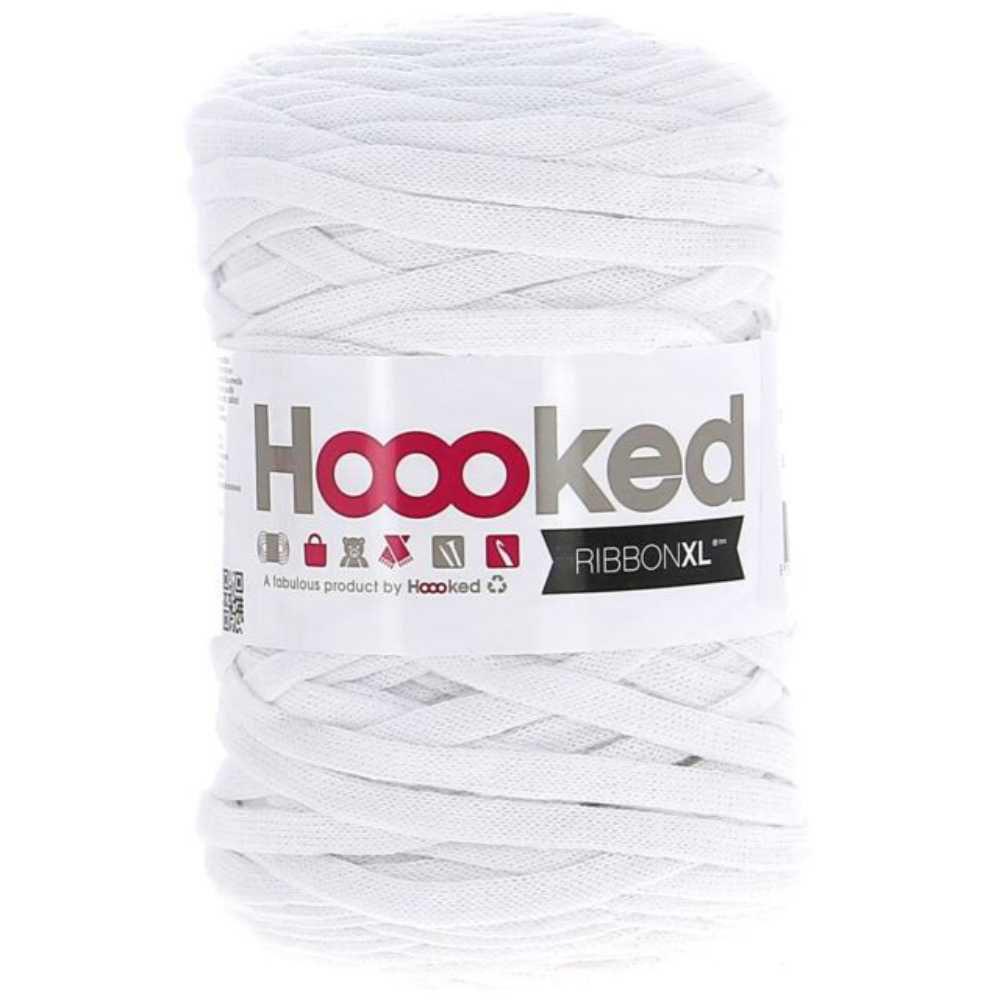 Picture of Hoooked Ribbon Xl Yarn, White, 131yards