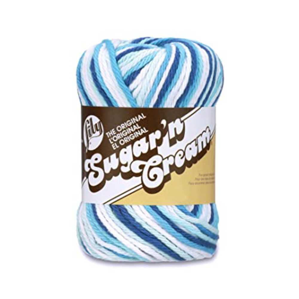 Picture of Lily The Original Sugar'n Cream Ombre Yarn, Multicolour, 95yards